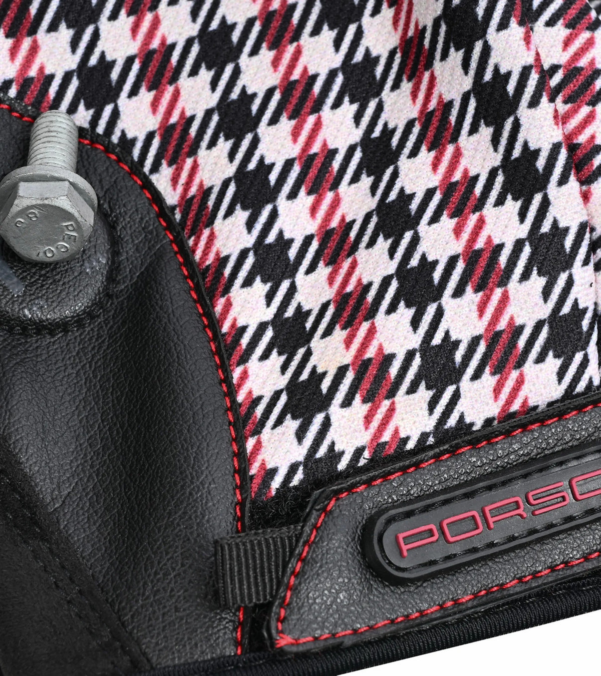 Porsche Classic Assembly Gloves in Red Pepita | Porsche Design