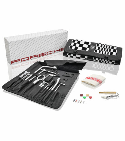 Porsche Assembly Gloves in McLaughlan Red Tartan | Porsche Design
