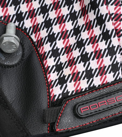 Porsche Classic Assembly Gloves in Red Pepita | Porsche Design