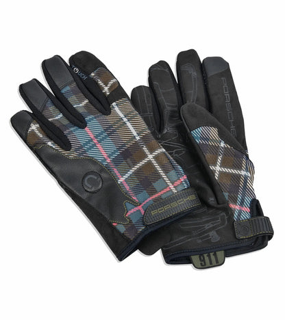 Porsche Assembly Gloves in Dress Mackenzie Green Tartan | Porsche Design