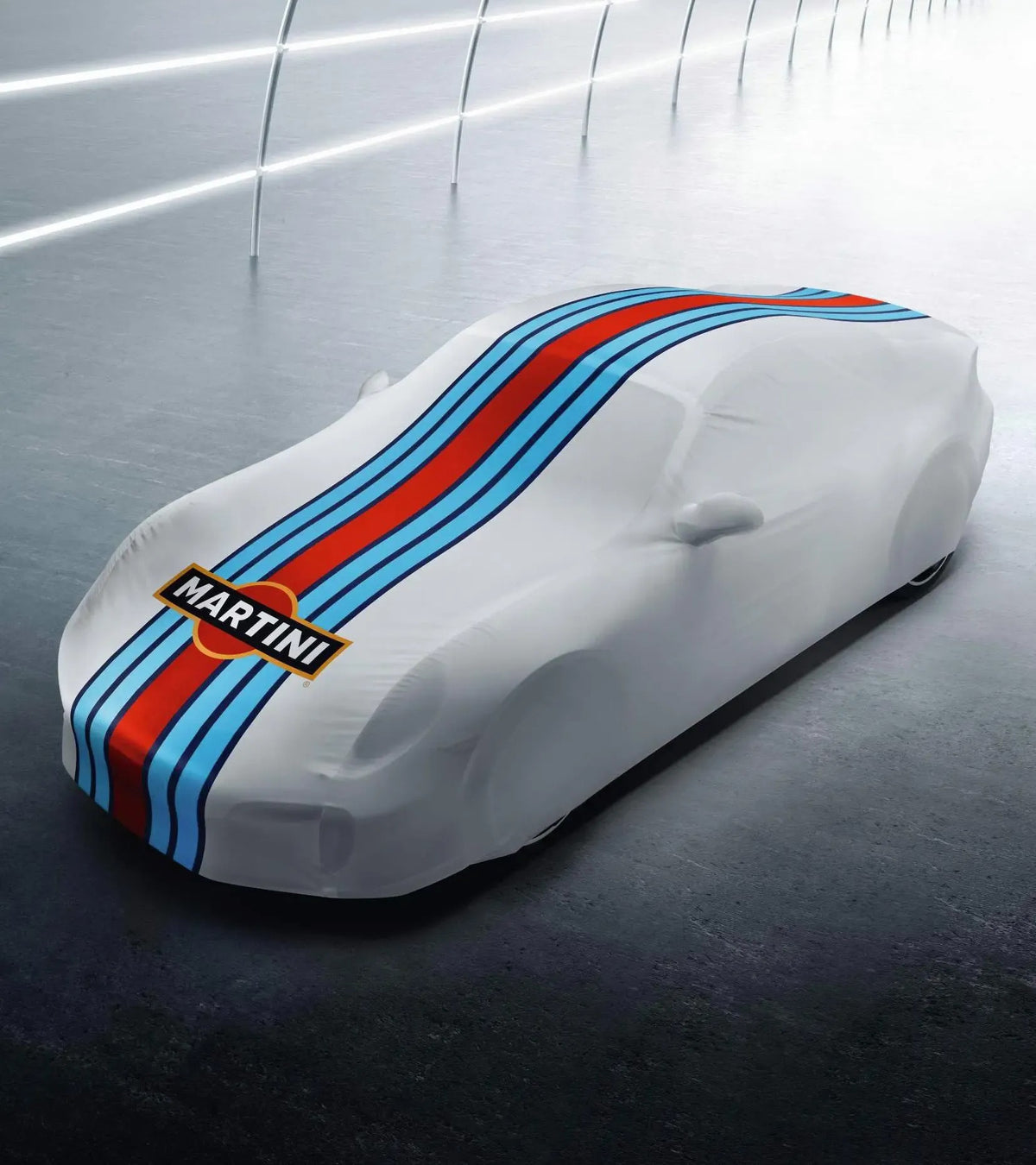 Porsche Indoor Car Cover in Martini Racing Design for 911 | Porsche Design