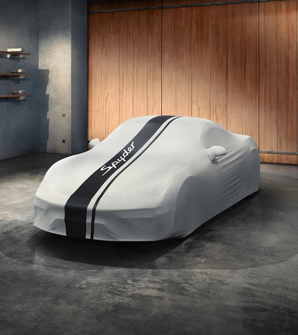 Porsche Indoor Car Cover 718 Spyder design | Porsche Design