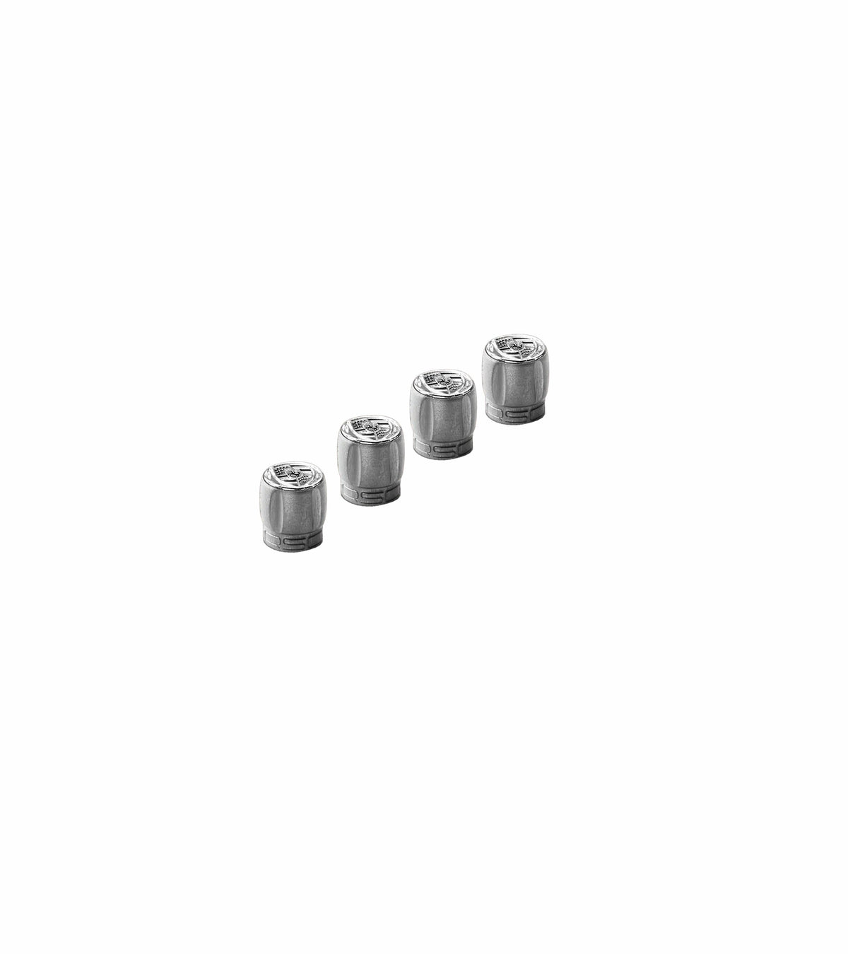 Porsche Decorative Valve Sleeves with Monochrome Porsche Crest | Porsche Design