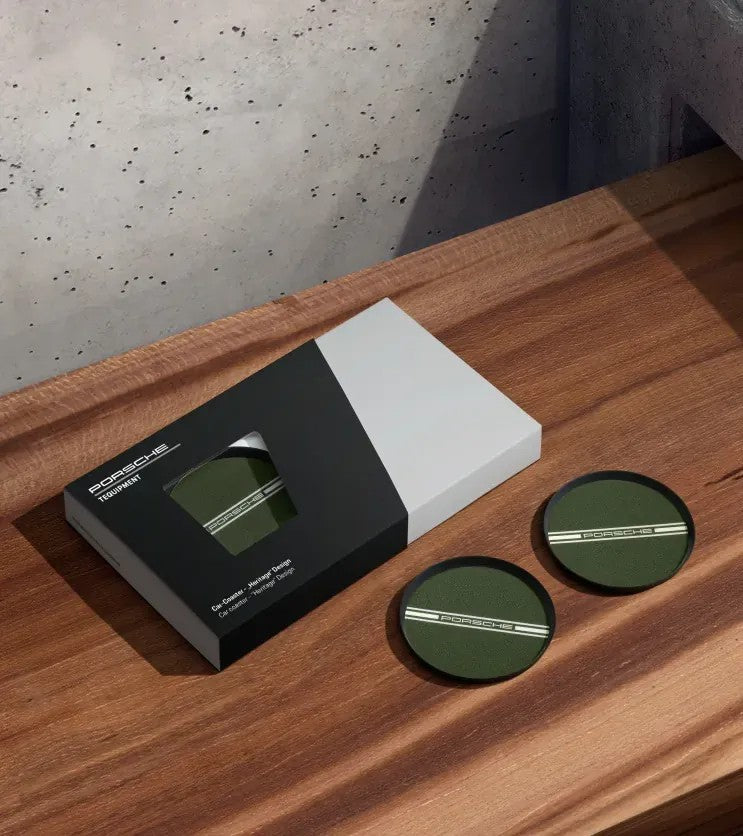 Porsche Car Coasters in Heritage Design | Porsche Design