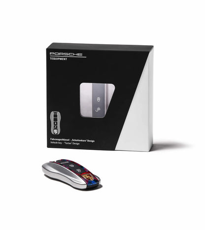 Porsche Painted Vehicle Key Sides in "Plaid" Design Edition | Porsche Design