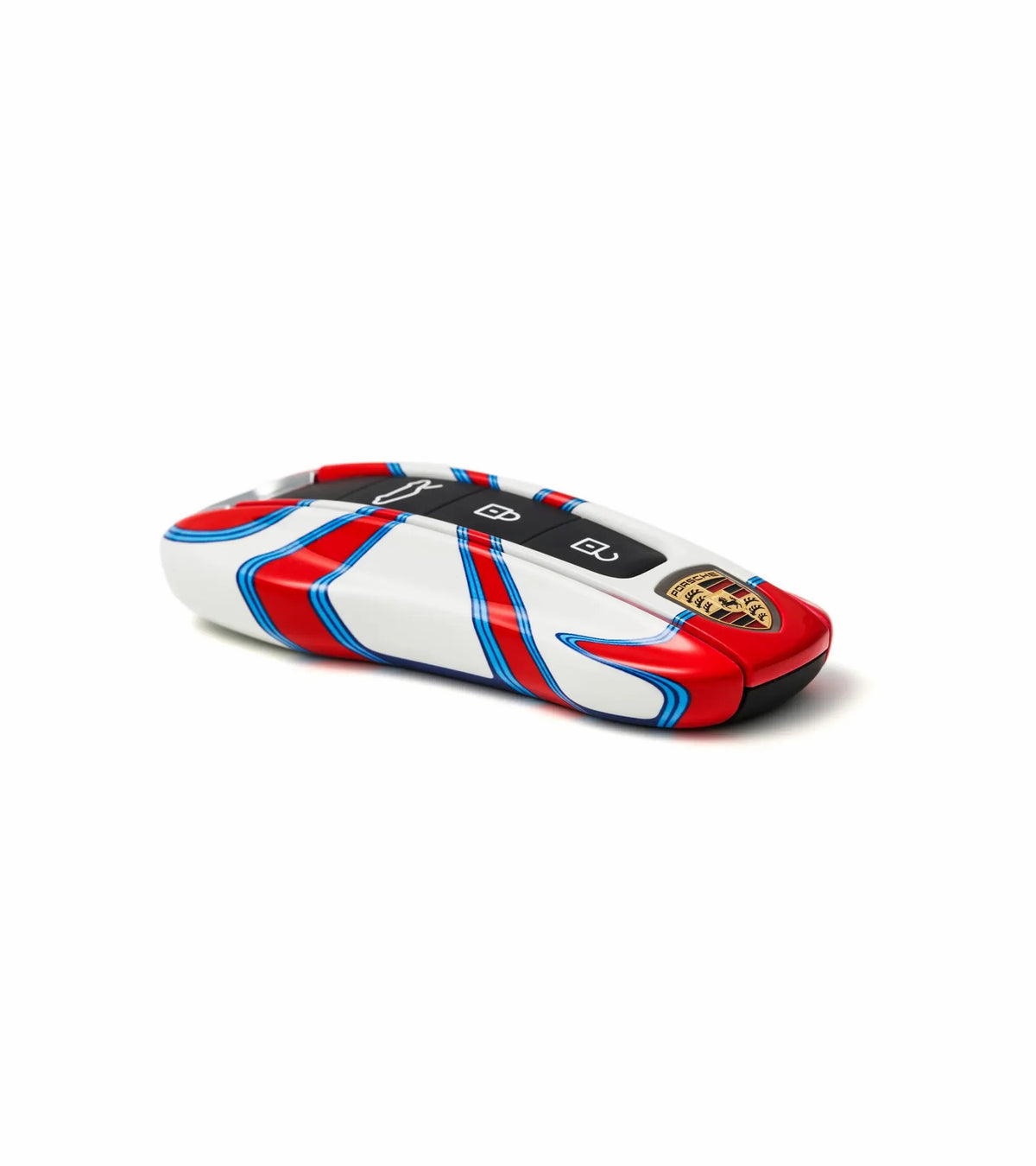 Porsche Painted Vehicle Key Sides in Design Edition “MARTINI RACING®” | Porsche Design