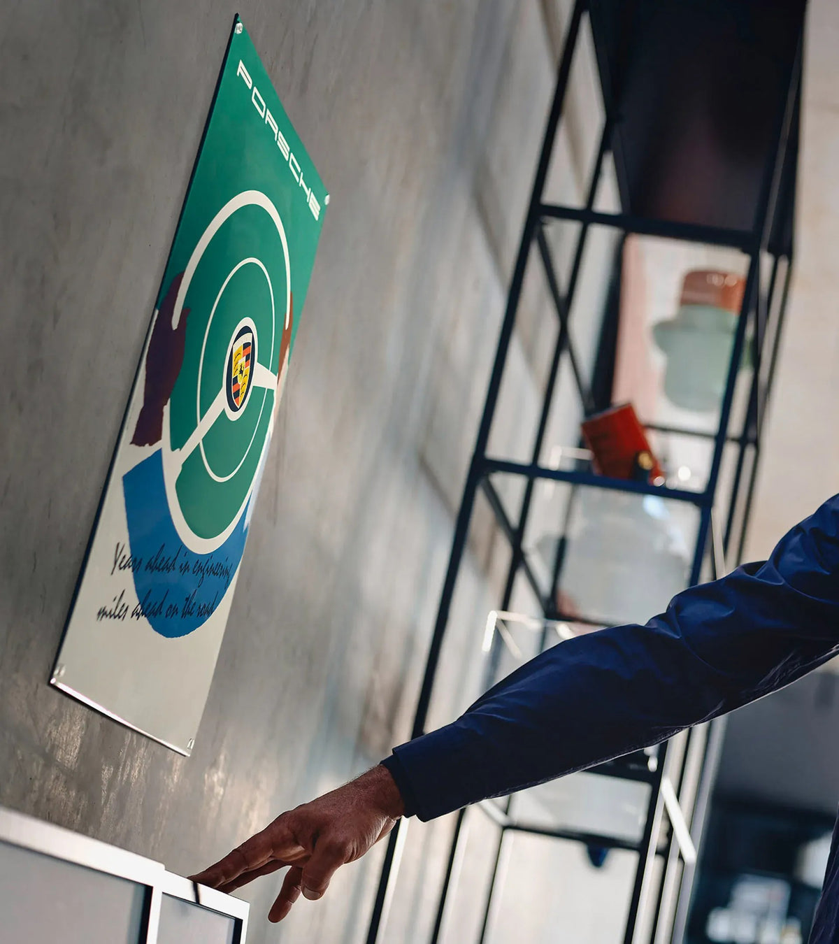 Porsche Classic Enamel Sign – 'Years Ahead in Engineering' | Porsche Design