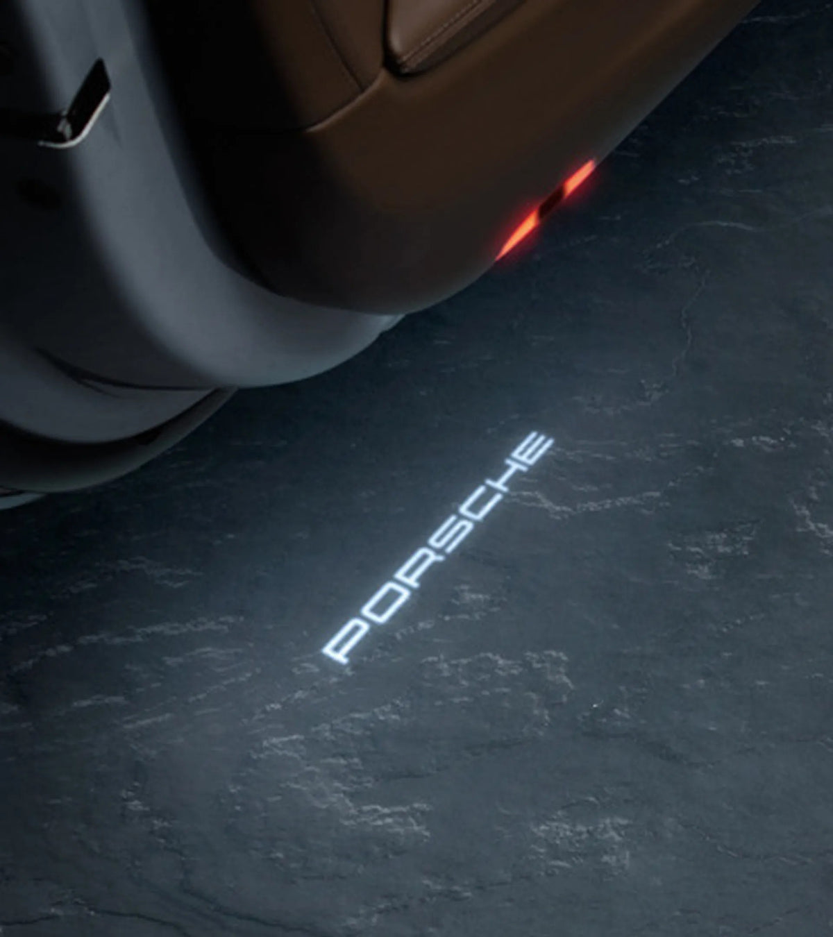 LED "PORSCHE" logo door projectors | Porsche Design