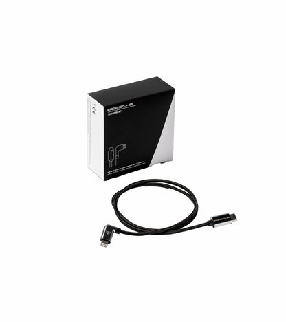 Porsche USB type C™ smartphone charging cable with Apple Lightning® connection | Porsche Design