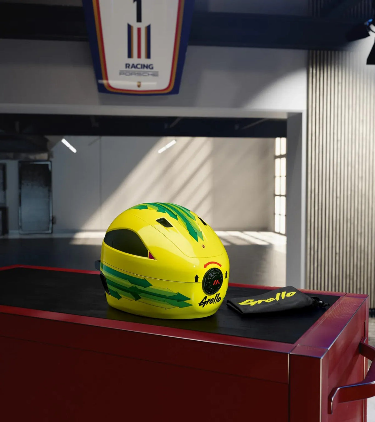 Porsche Helmet case in "Grello" design | Porsche Design