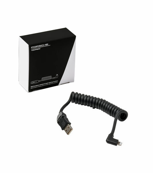Porsche USB charging cable with Apple Lightning® connection | Porsche Design