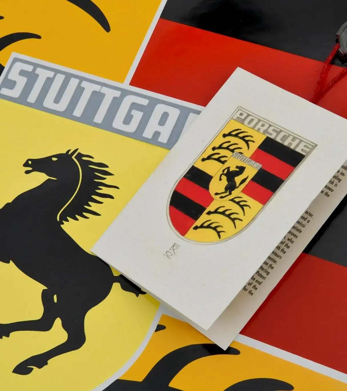 Porsche Classic Crest - Enamel Sign | Porsche Design
