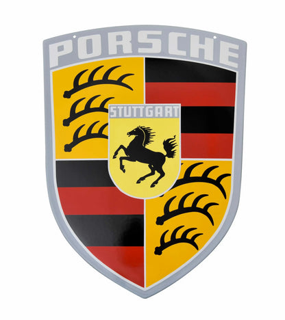 Porsche Classic Crest - Enamel Sign | Porsche Design