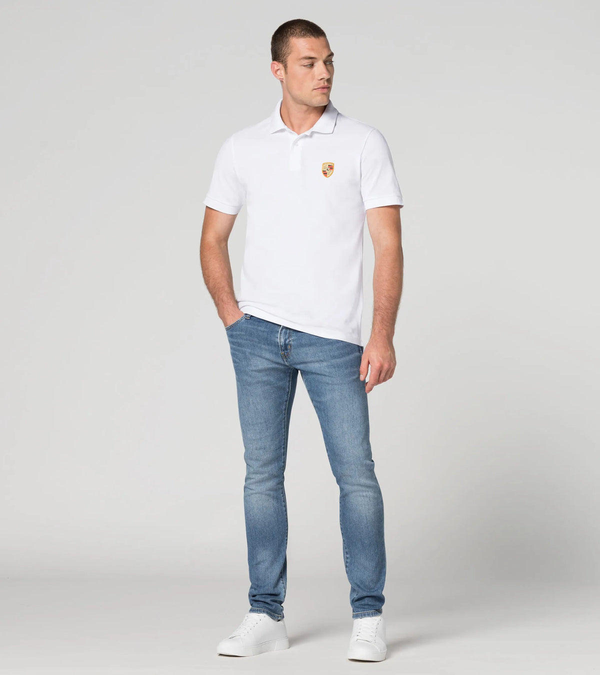 Porsche crest polo shirt – Essential | Porsche Design