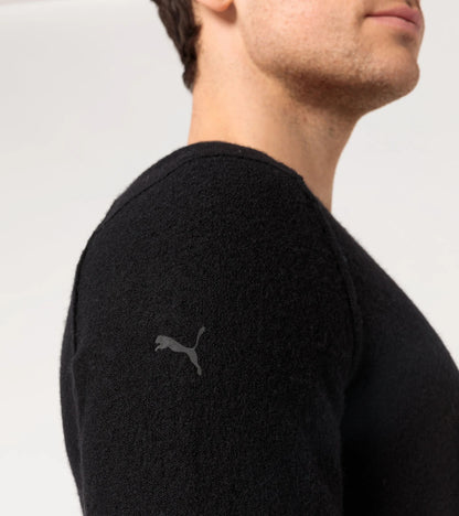 Wool crew neck pullover | Porsche Design