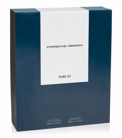 Porsche Design PURE 22 Gift Set Eau de Parfum & Hair & Body Shampoo | Porsche Design