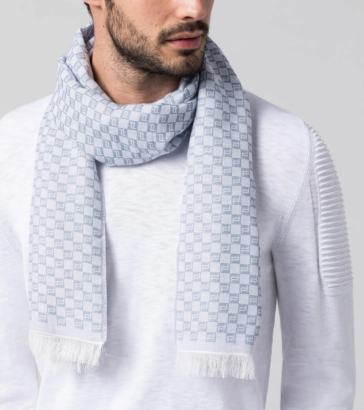 Luxe PD-Icon Chequered Scarf | Porsche Design