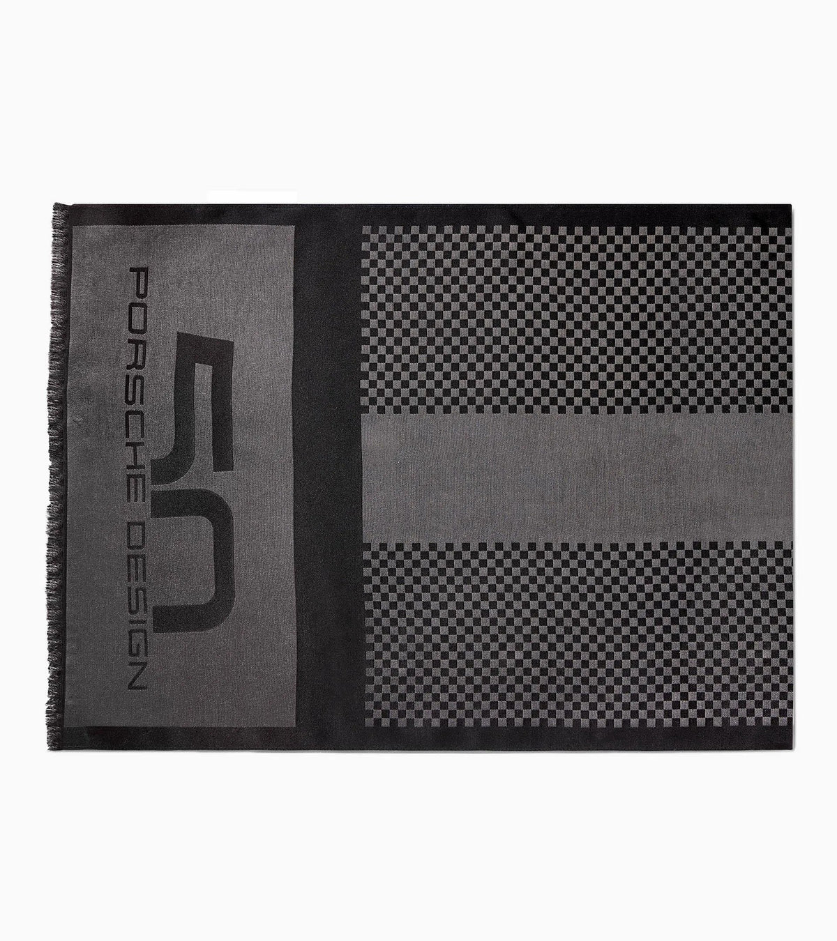 50Y Chequered Flag Scarf | Porsche Design