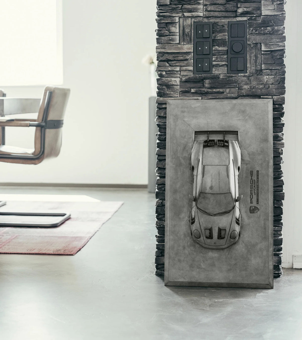 Porsche 911 GT3 RS (992) Concrete Sculpture – Limited Edition | Porsche Design
