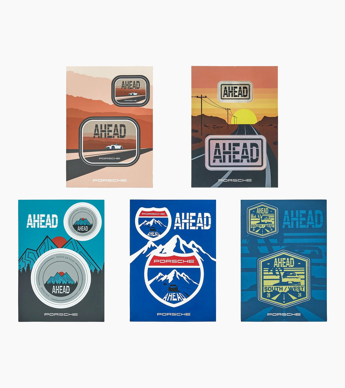 AHEAD No. 1 Sticker Set – Limited Edition | Porsche Design