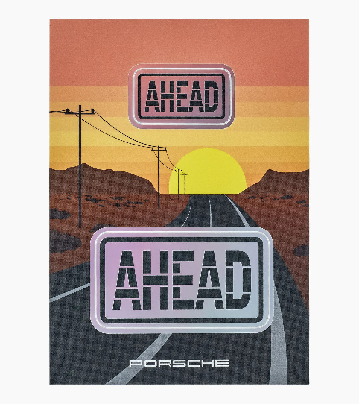 AHEAD No. 1 Sticker Set – Limited Edition | Porsche Design