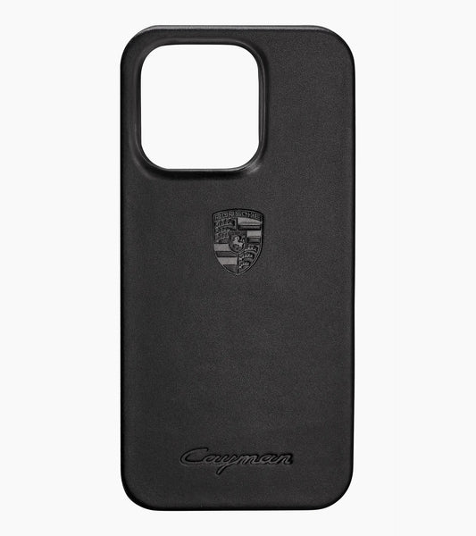 Cayman leather iPhone 14 Pro snap-on case – Essential | Porsche Design