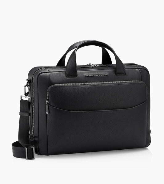 Roadster Leather Briefcase M | Porsche Design