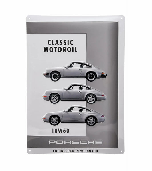 Metal plate – Motoroil 10W60 | Porsche Design