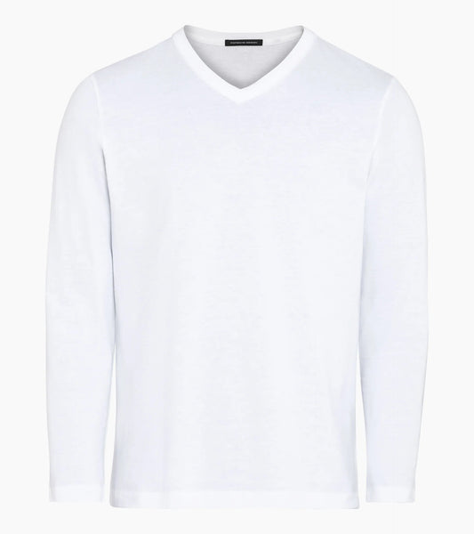 Long-sleeve V-neck T-shirt | Porsche Design