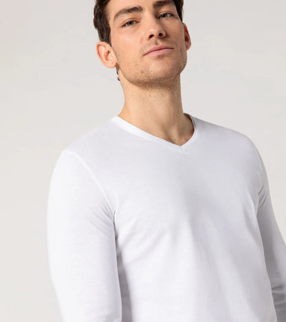 Long-sleeve V-neck T-shirt | Porsche Design